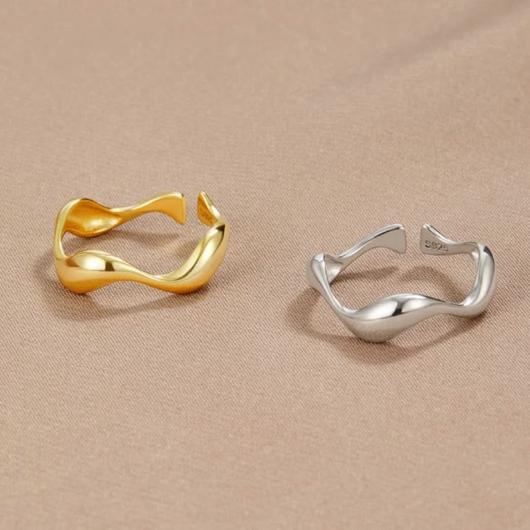 BowLift | Adjustable Ring with Ocean Design