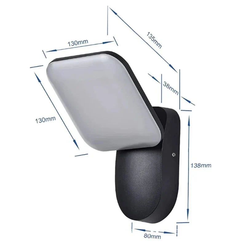 SecureLight - LED Motion Sensor Outdoor Lamp | Waterproof & Energy Efficient | Bowlift
