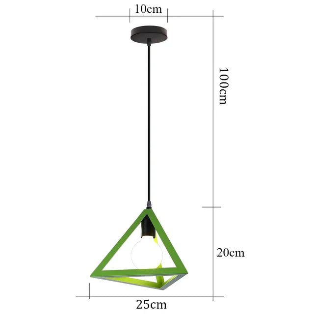 Vintage iron pendant lamp in industrial design – retro hanging lamp for dining room & living room | Bowlift
