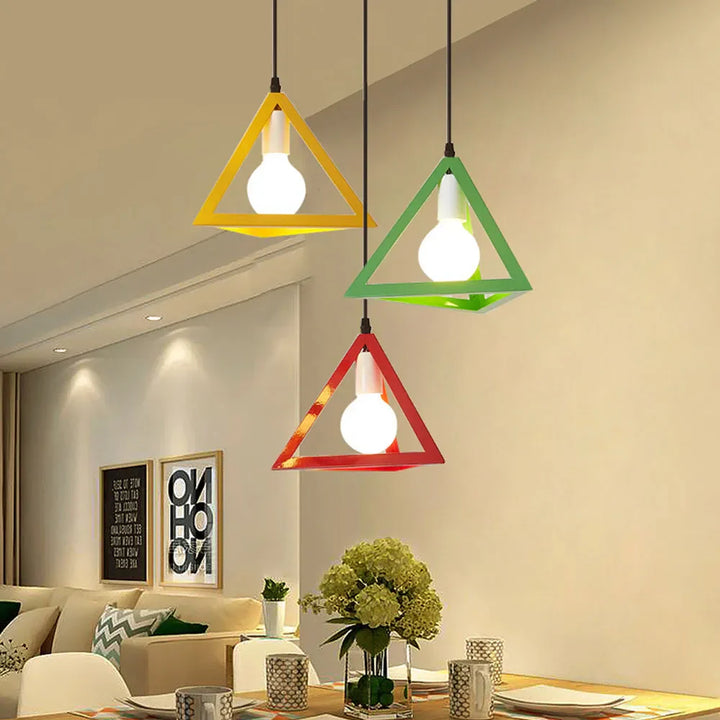 Vintage iron pendant lamp in industrial design – retro hanging lamp for dining room & living room | Bowlift