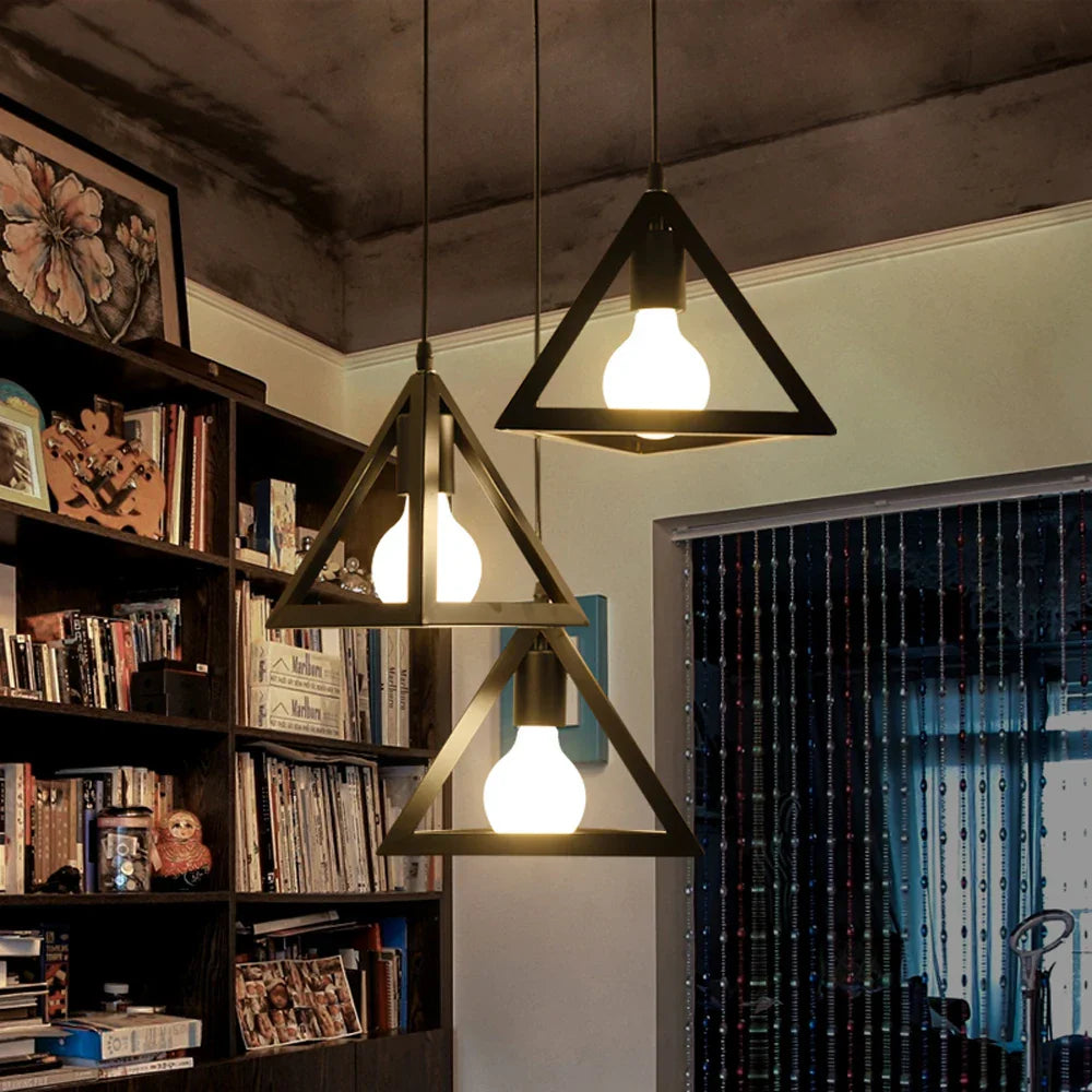 Vintage iron pendant lamp in industrial design – retro hanging lamp for dining room & living room | Bowlift