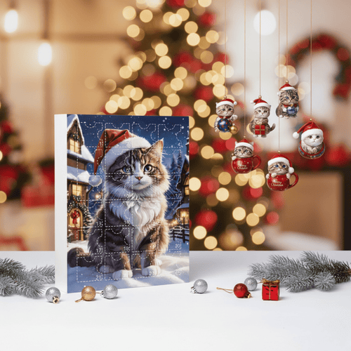 BowLift | Vintage Cat Advent Calendar for Cat Lovers at Christmas