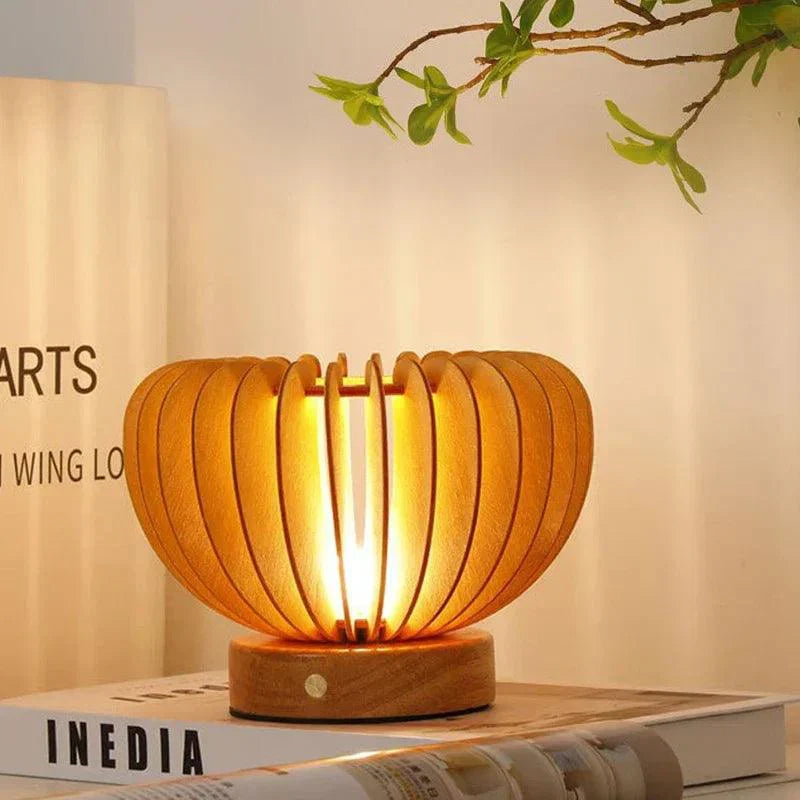 BowLift | WoodFlex - Flexible Wooden Table Lamp