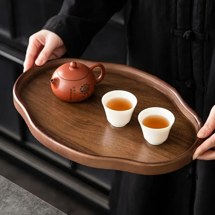 BowLift | Vintage-Style Bamboo Serving Tray