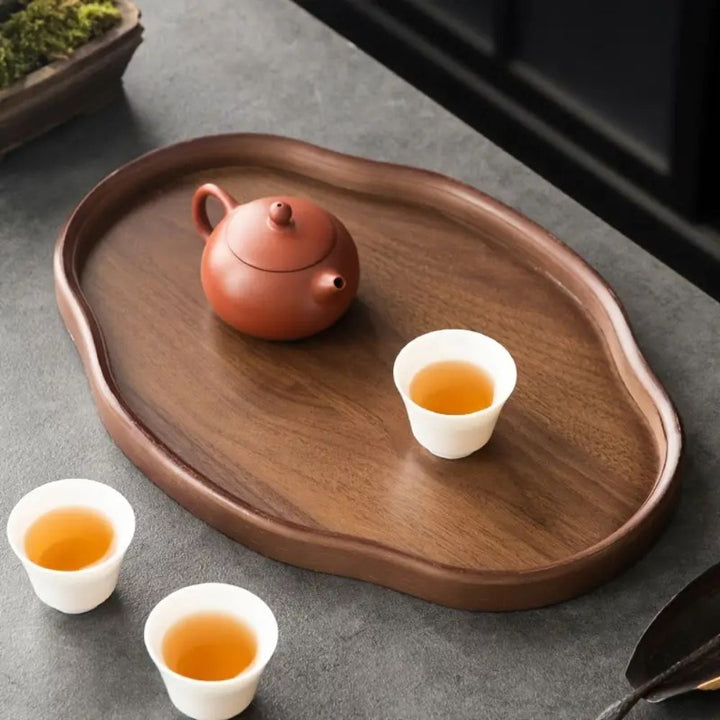 BowLift | Vintage-Style Bamboo Serving Tray