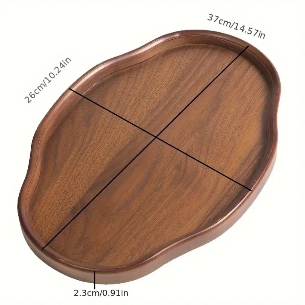 BowLift | Vintage-Style Bamboo Serving Tray