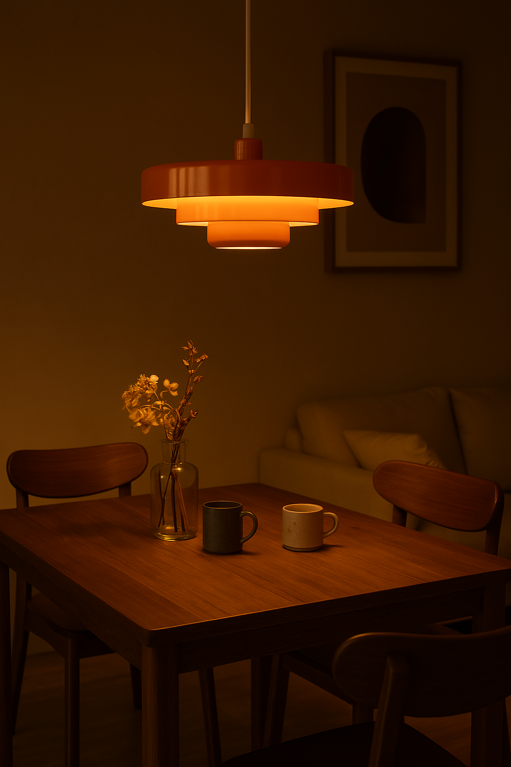 BowLift | Stylish LED Pendant Lamp in Vintage Style for Kitchen and Dining Room
