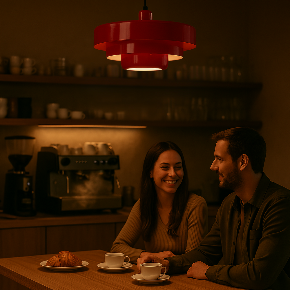 BowLift | TimelessGlow Vintage Pendant Lamp – Warm LED Ambient Lighting With Industrial Character