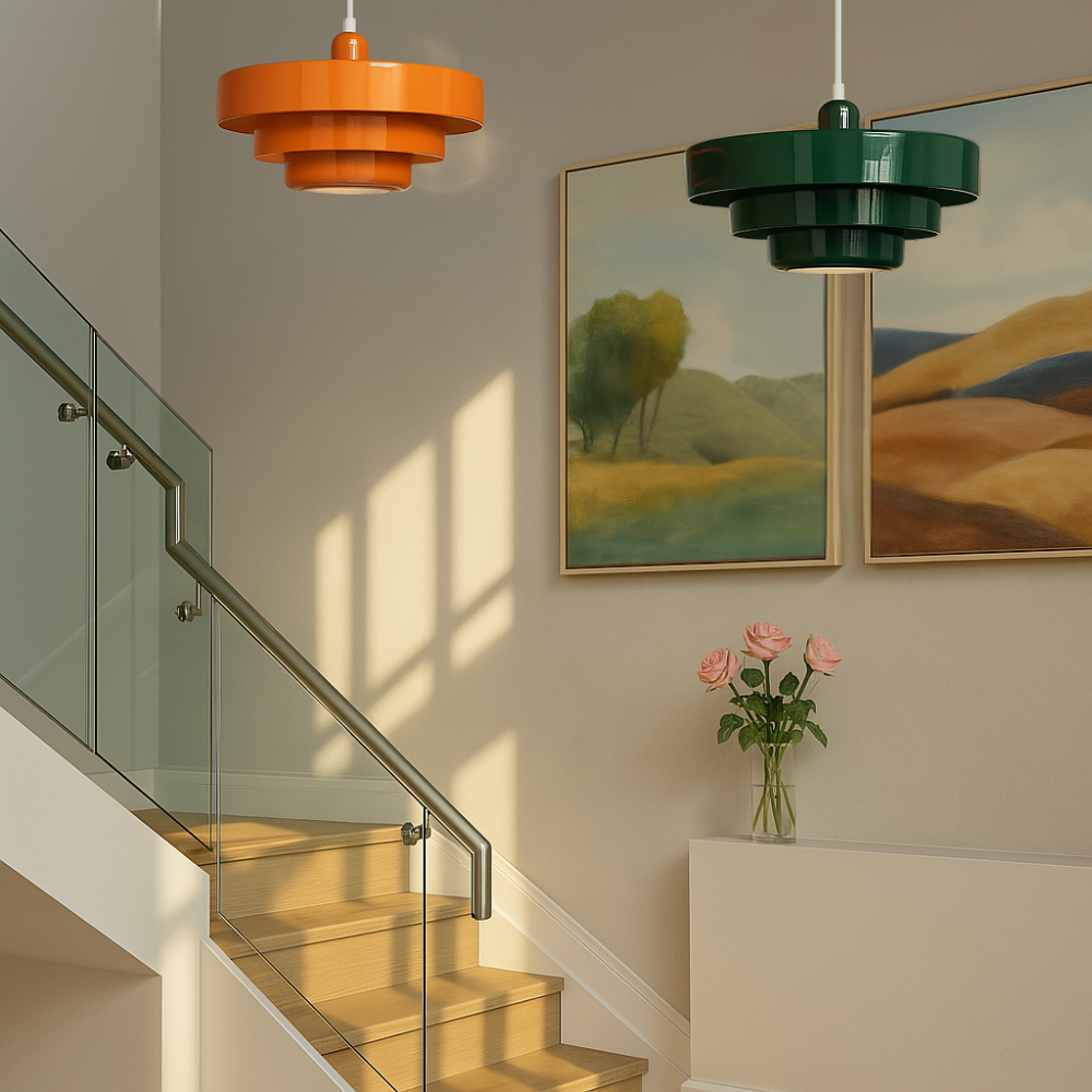 BowLift | TimelessGlow Vintage Pendant Lamp – Warm LED Ambient Lighting With Industrial Character