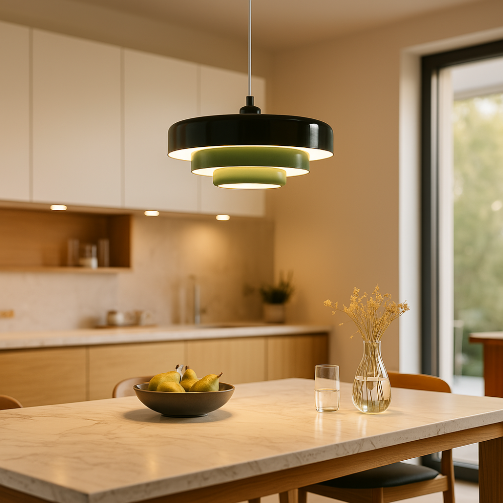 BowLift | TimelessGlow Vintage Pendant Lamp – Warm LED Ambient Lighting With Industrial Character