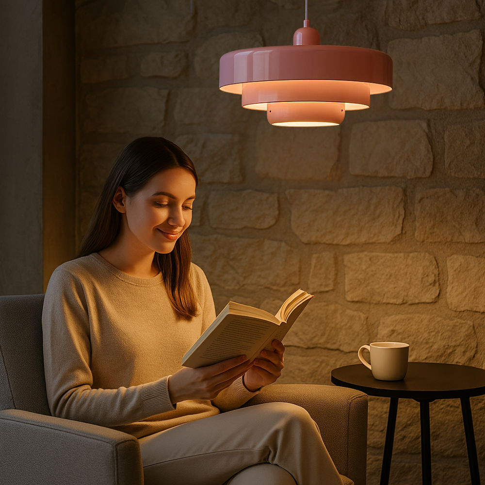 BowLift | TimelessGlow Vintage Pendant Lamp – Warm LED Ambient Lighting With Industrial Character