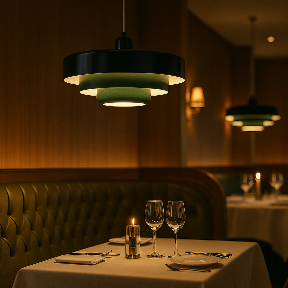 BowLift | TimelessGlow Vintage Pendant Lamp – Warm LED Ambient Lighting With Industrial Character