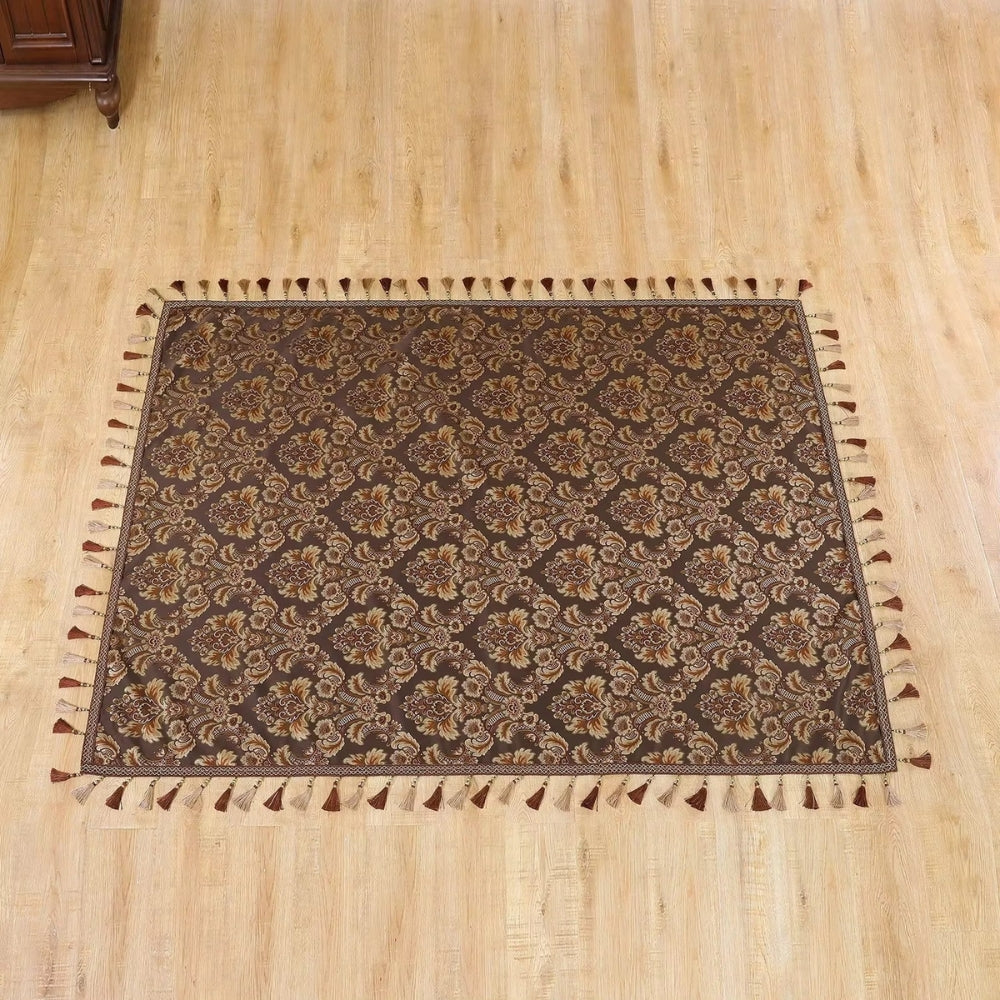 BowLift | Vintessa Vintage Embroidered Tassel Tablecloth
