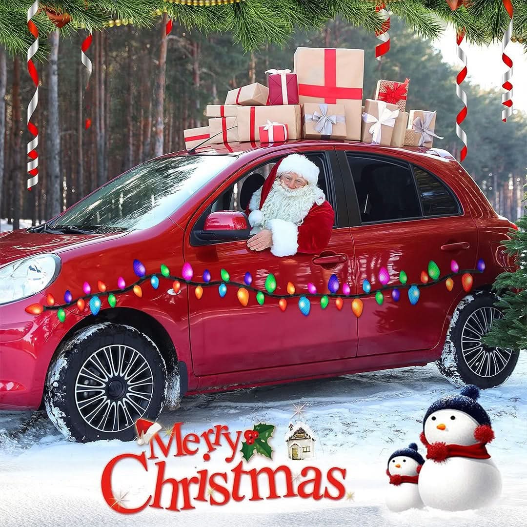 BowLift | Weatherproof magnetic Christmas lights with mirror gloss