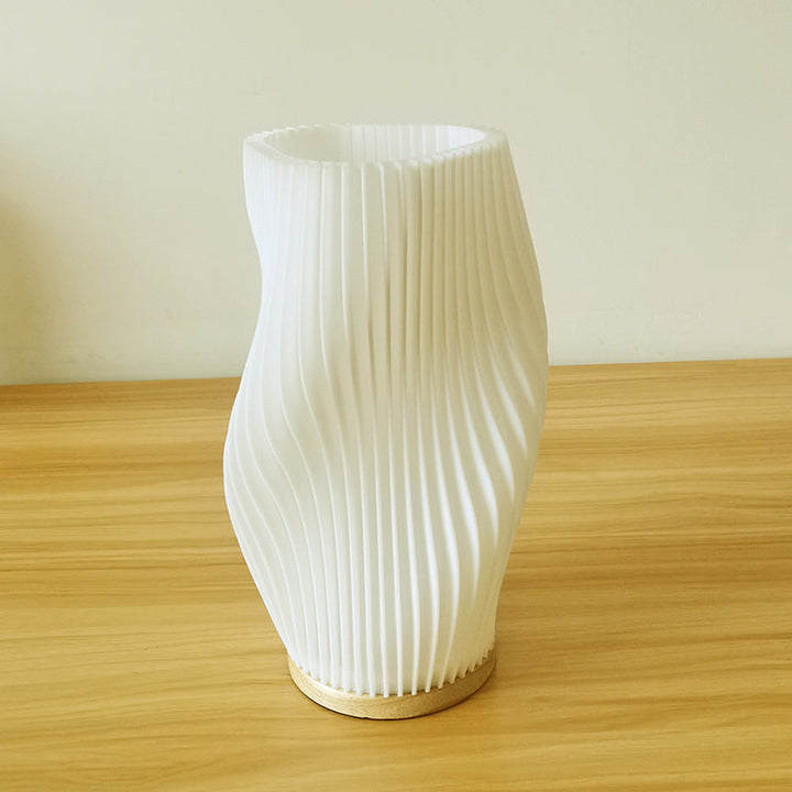 BowLift | Frenchlight Table Lamp - Elegant Pleated Table Lamp in French Cream for Atmospheric Spaces