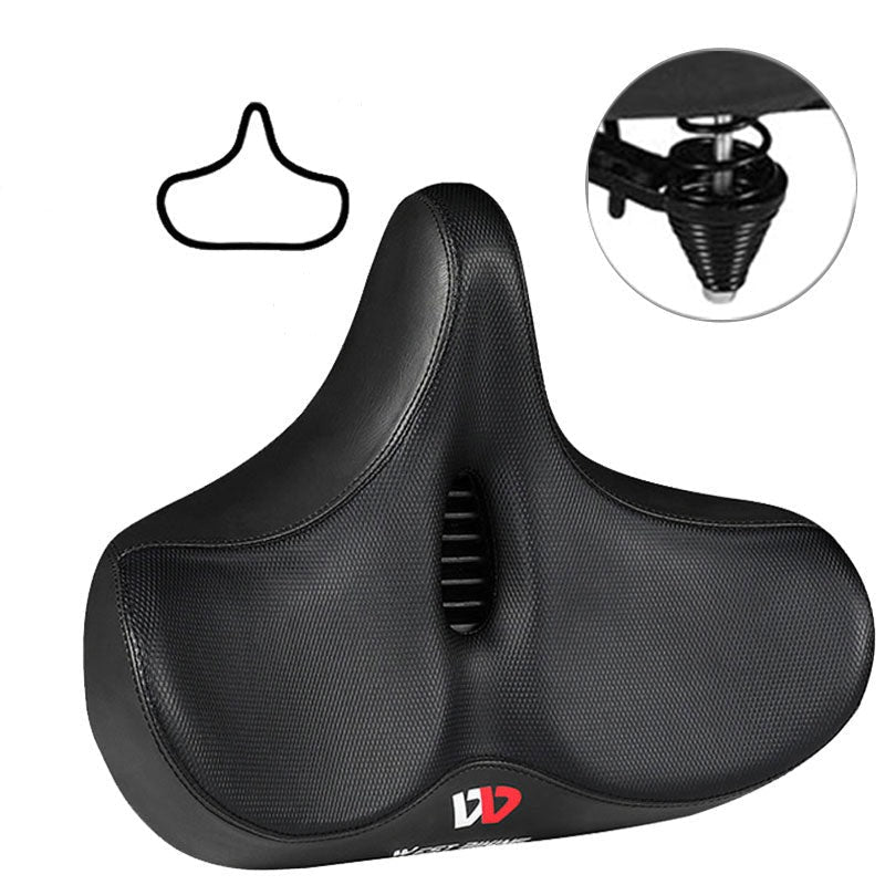 BowLift | RideEase - Extra Wide & Breathable Comfortable Bike Saddle, Ergonomic Bicycle Seat