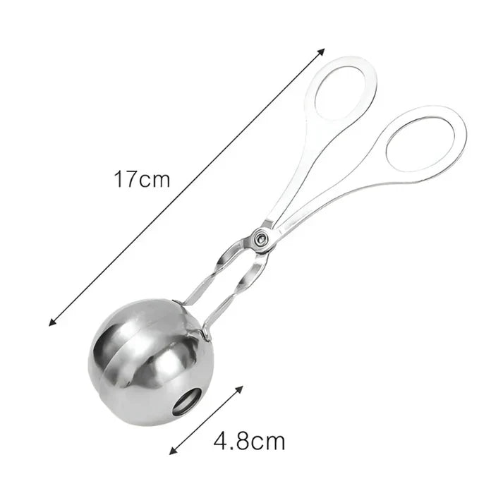 BowLift | Stainless Steel Meatball Maker – Meatball Tongs for Perfect Meatballs