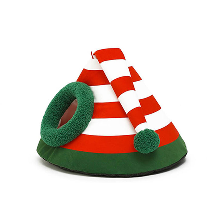 BowLift | Soft Christmas Cat Bed for Festive Living Spaces