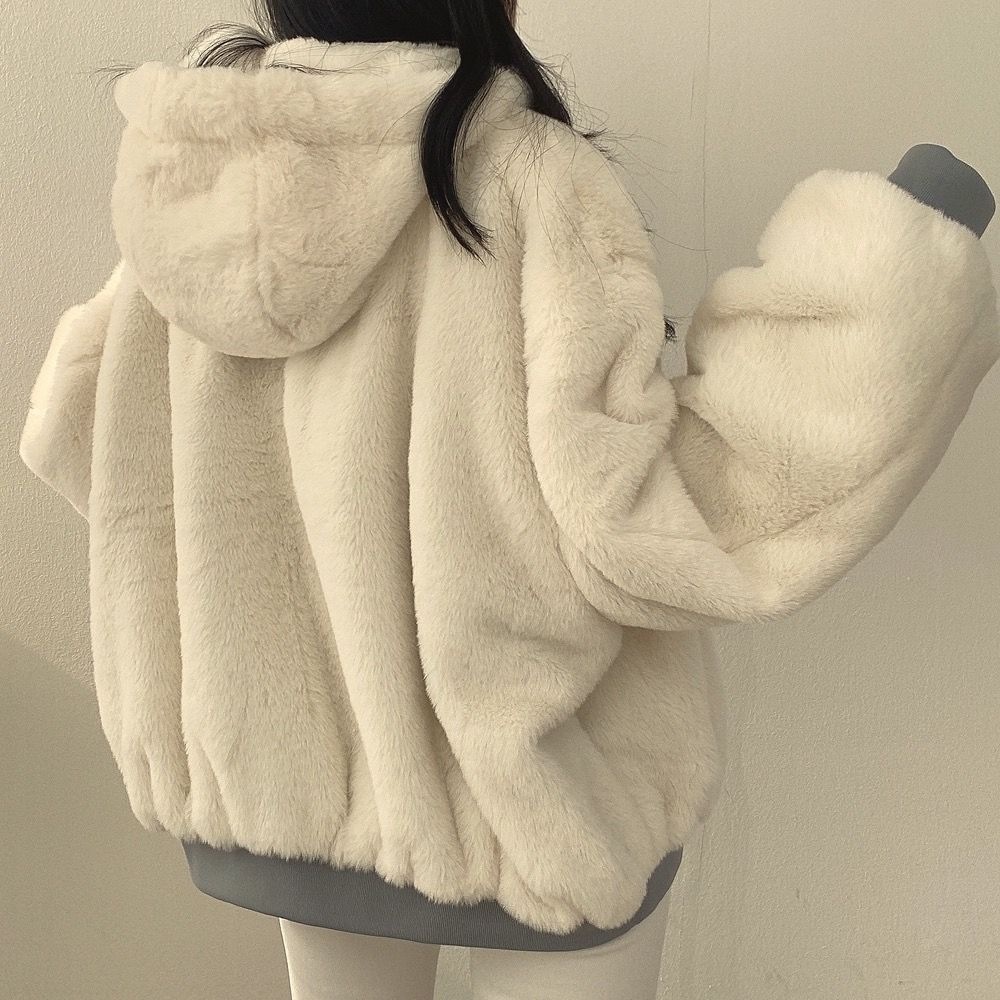BowLift | Reversible Fleece Women’s Jacket – Warm Lightweight Winter Jacket with Hood