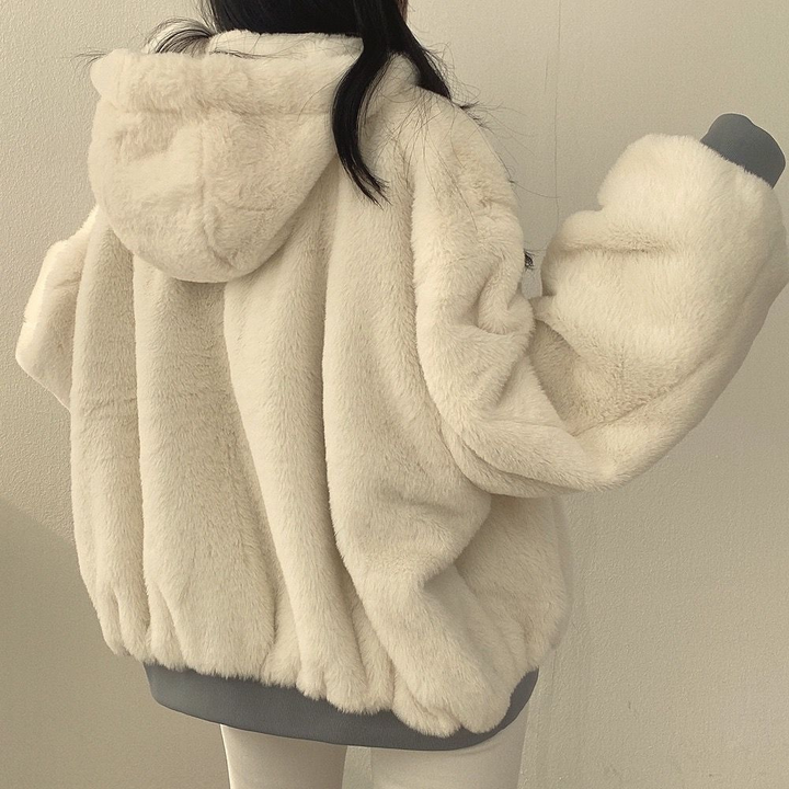 BowLift | Reversible Fleece Women’s Jacket – Warm Lightweight Winter Jacket with Hood