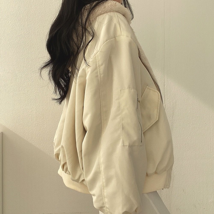 BowLift | Reversible Fleece Women’s Jacket – Warm Lightweight Winter Jacket with Hood