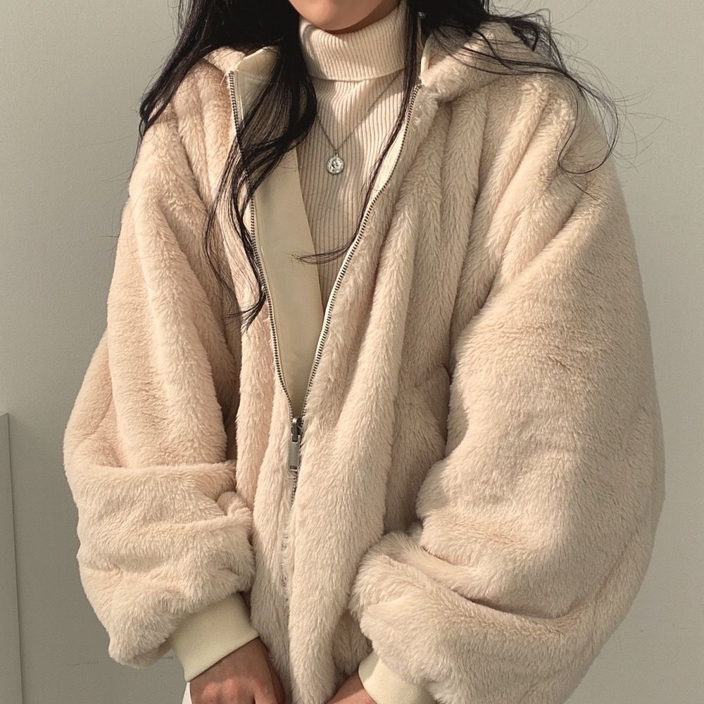 BowLift | Reversible Fleece Women’s Jacket – Warm Lightweight Winter Jacket with Hood