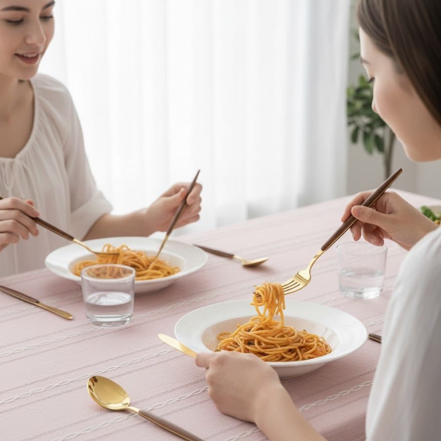 BowLift | Premium stainless steel cutlery with wood accent