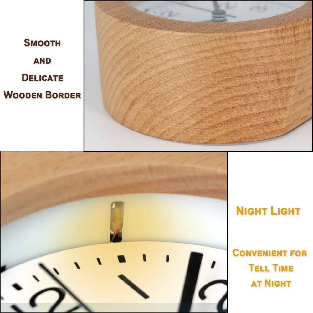 BowLift | Silent Wooden Alarm Clock for Cozy Bedrooms