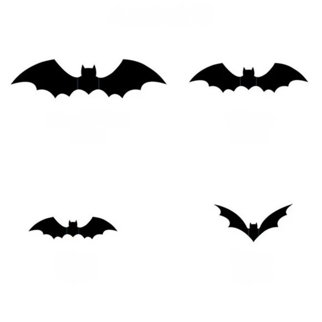 BowLift | 3D Bat Wall Decals – Halloween Decoration Set for Walls & Parties