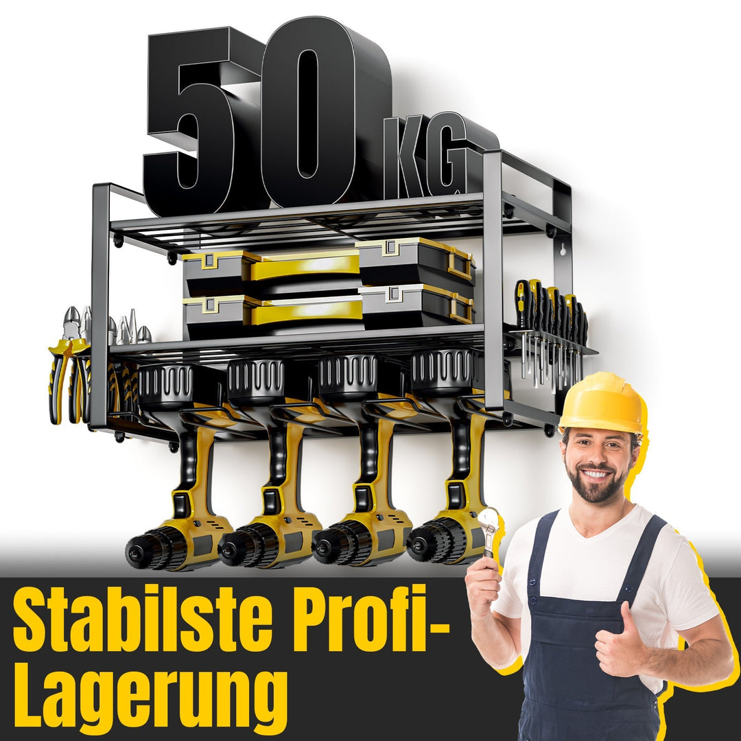 Tool holder wall mount 50kg load | Bowlift