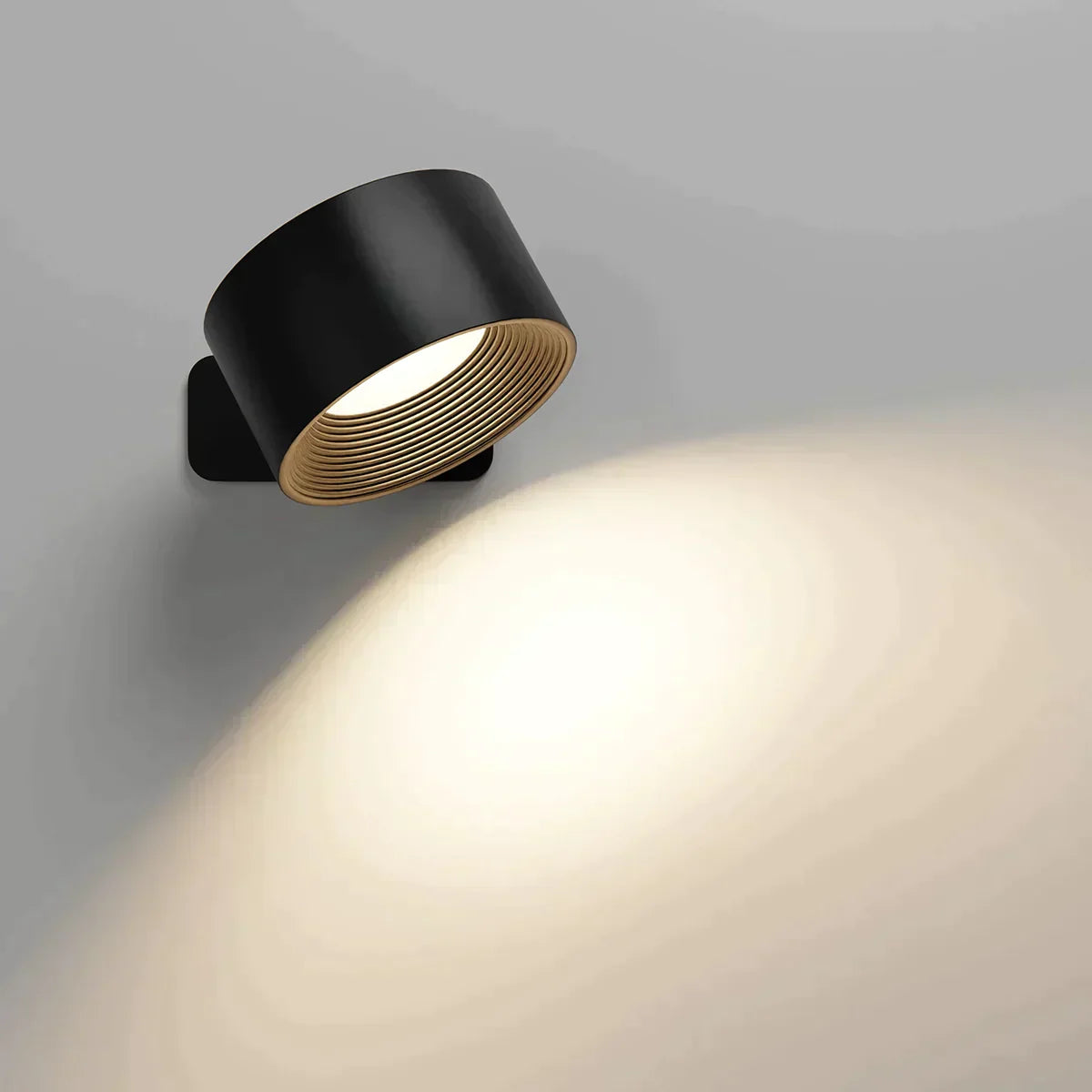 BowLift | FlexiLamp – Wireless, Rechargeable Wall Light with 360° Rotation