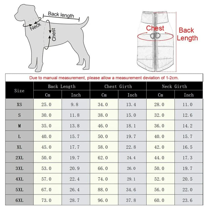 BowLift | Warm & Waterproof Winter Jacket for Dogs