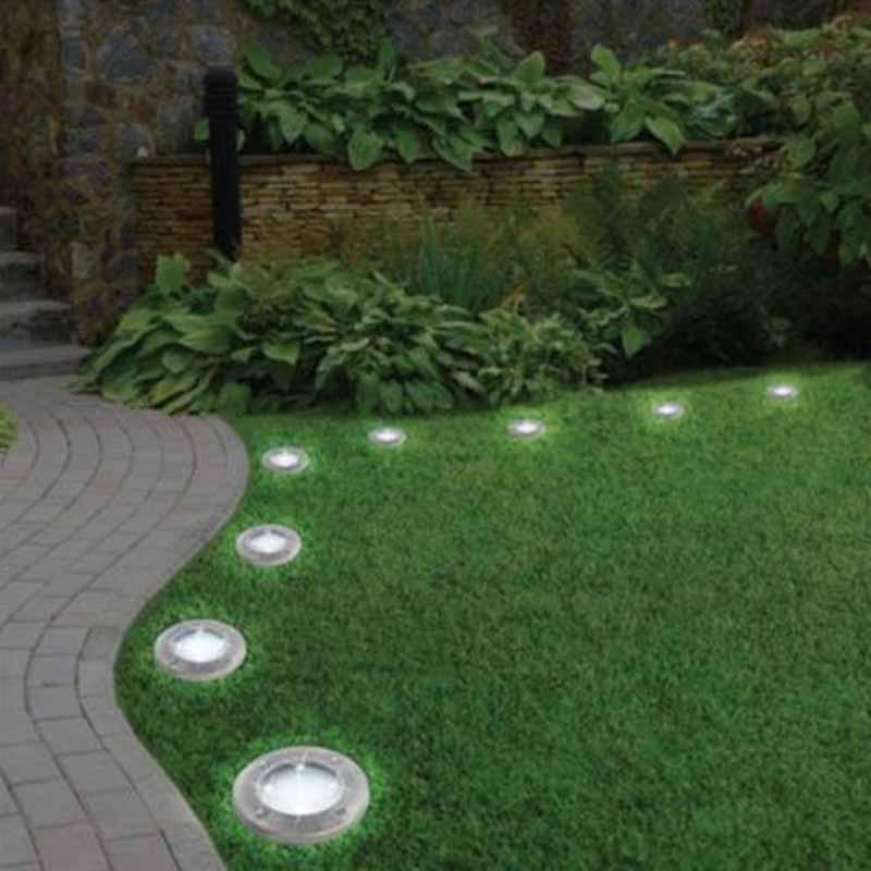 BowLift | Solar Garden Disk Light - Let Your Garden be Beautiful
