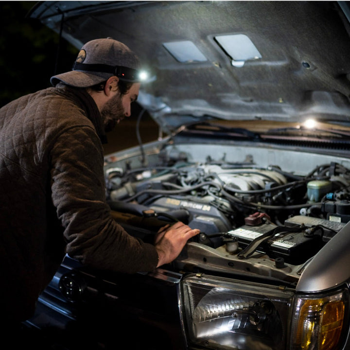 BowLift | High-Performance 230° LED Headlamp with Adjustable Brightness for Outdoor Activities & Camping