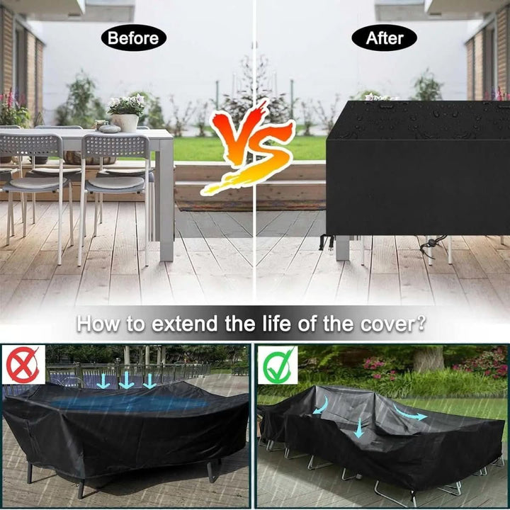 BowLift | Robust Cover for Garden & Patio Furniture