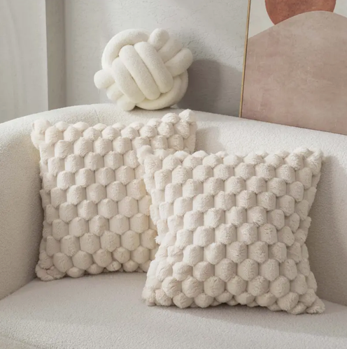 BowLift | Soft Plush Decorative Pillow with Washable Cover