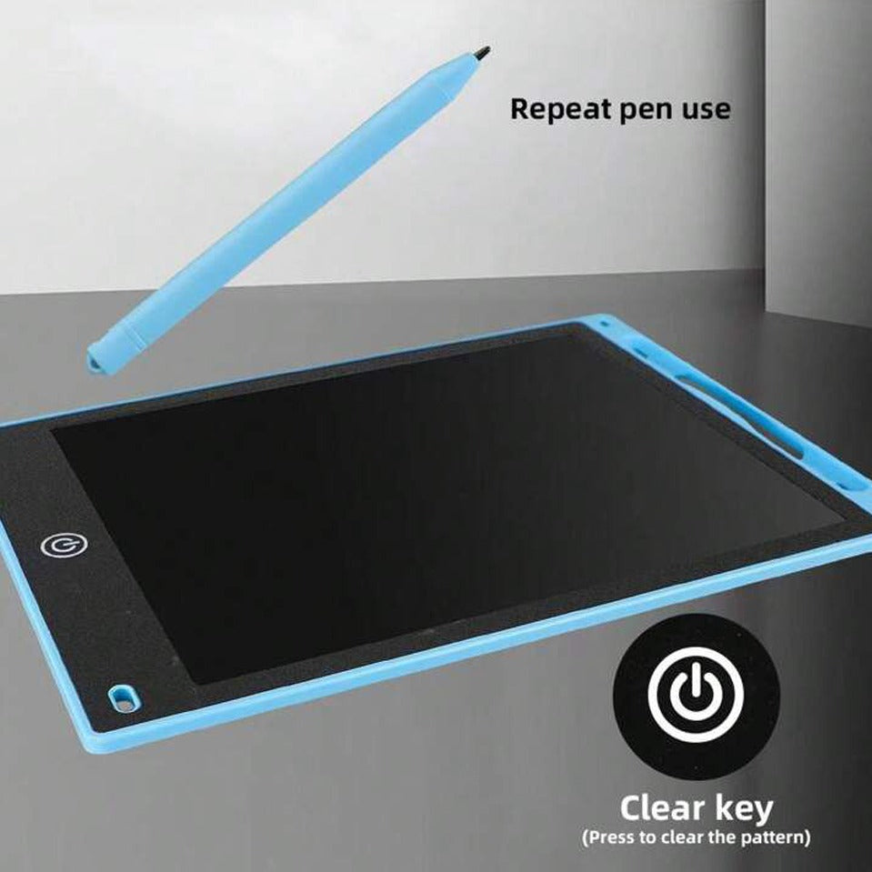 BowLift | 12-inch LCD writing tablet - erasable doodle board for kids, reusable learning notebook