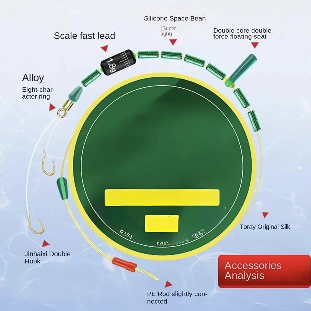 BowLift | Fishing Line Set  With 2Pcs Float