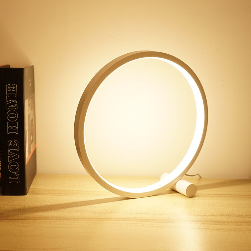 BowLift | LED Table Lamp Ring Dimmable Bedside Light