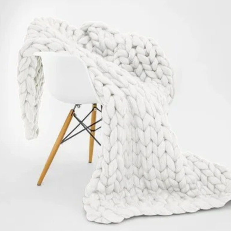 BowLift | Weighted Organic Cotton Blanket | Breathable, Machine Washable & Ideal for Year-Round Comfort