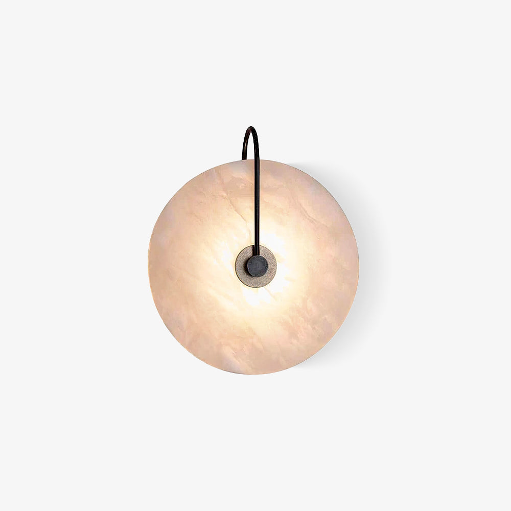 BowLift | White Alabaster Wall Lamp