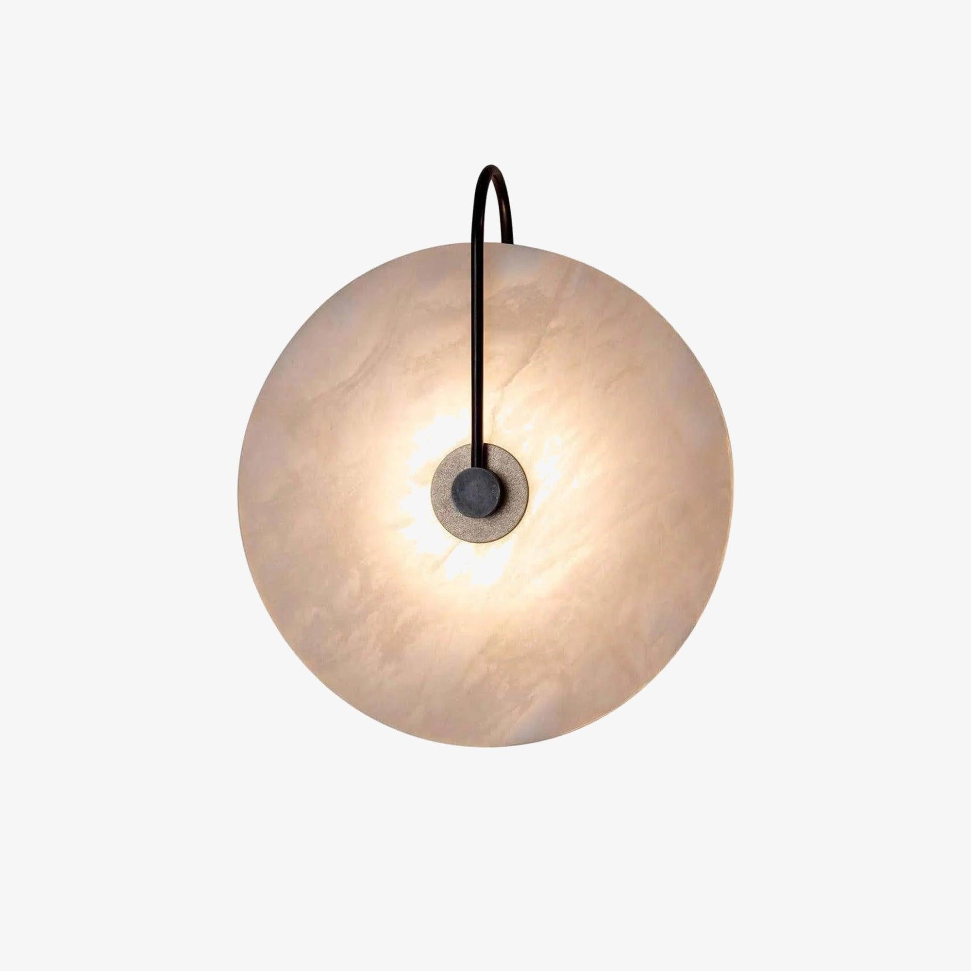 BowLift | White Alabaster Wall Lamp