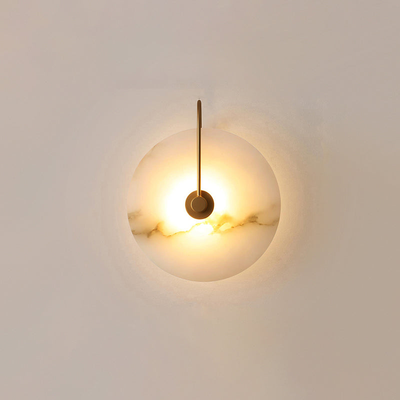 BowLift | White Alabaster Wall Lamp
