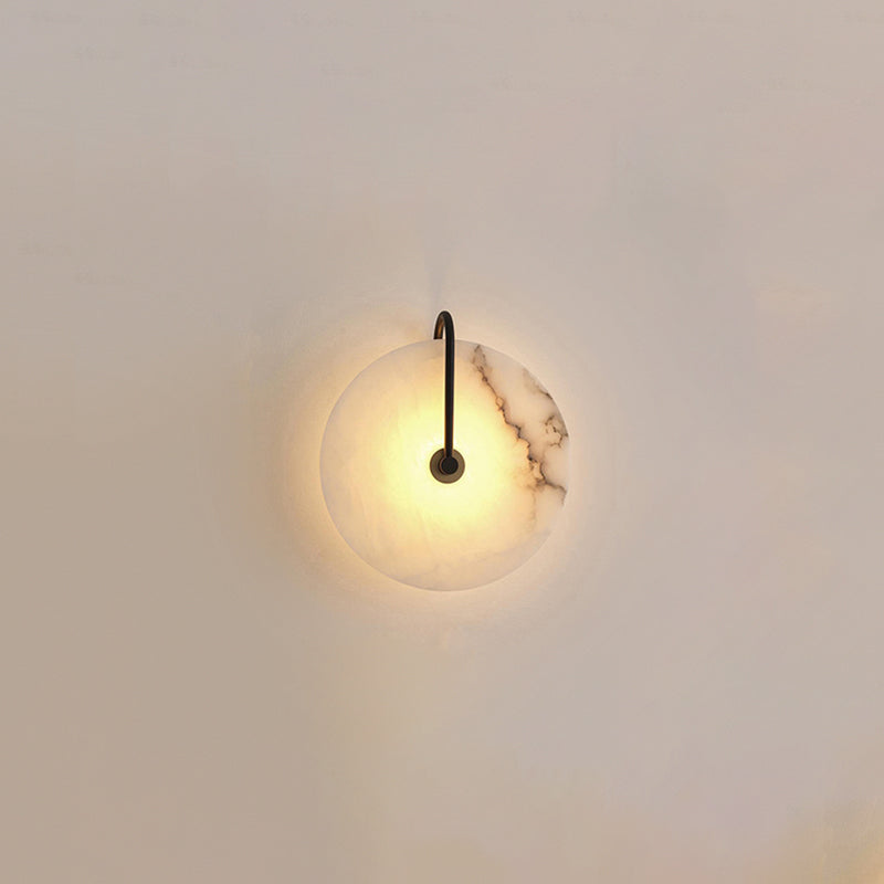 BowLift | White Alabaster Wall Lamp