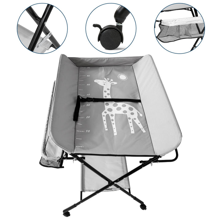 Foldable Changing Table Baby Changing Unit | Bowlift
