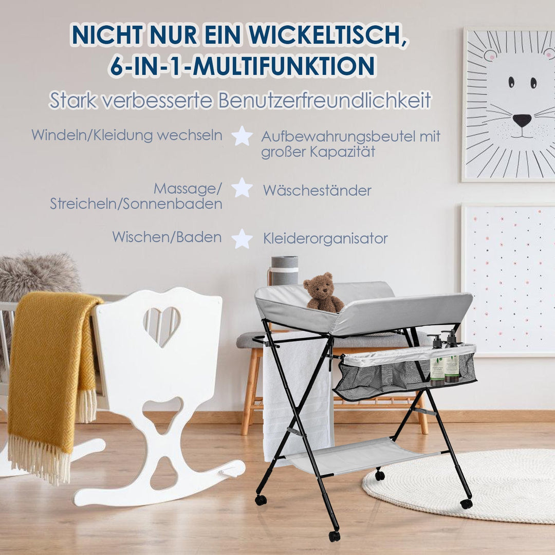 Foldable Changing Table Baby Changing Unit | Bowlift