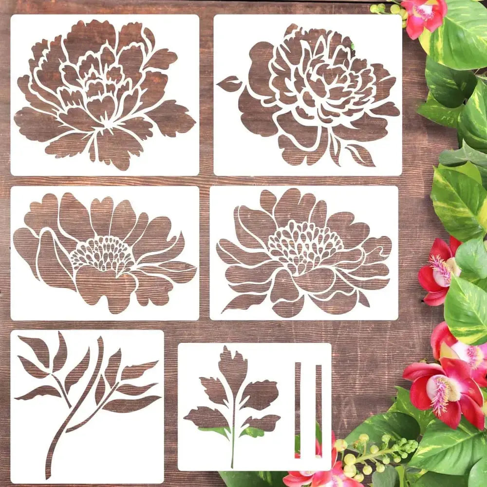 BowLift | Flower Stencil Set – Reusable for Wood, Walls & Fences