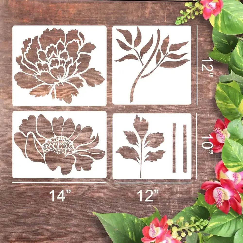 BowLift | Flower Stencil Set – Reusable for Wood, Walls & Fences