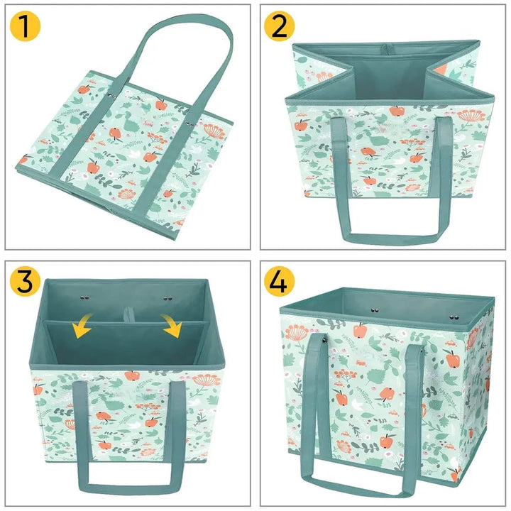 BowLift | Robust & foldable shopping bag with XL volume (3 pieces)