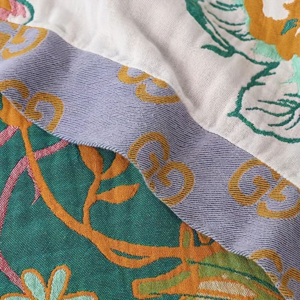 BowLift | Wildflower Botanical Reverie Cotton Blanket